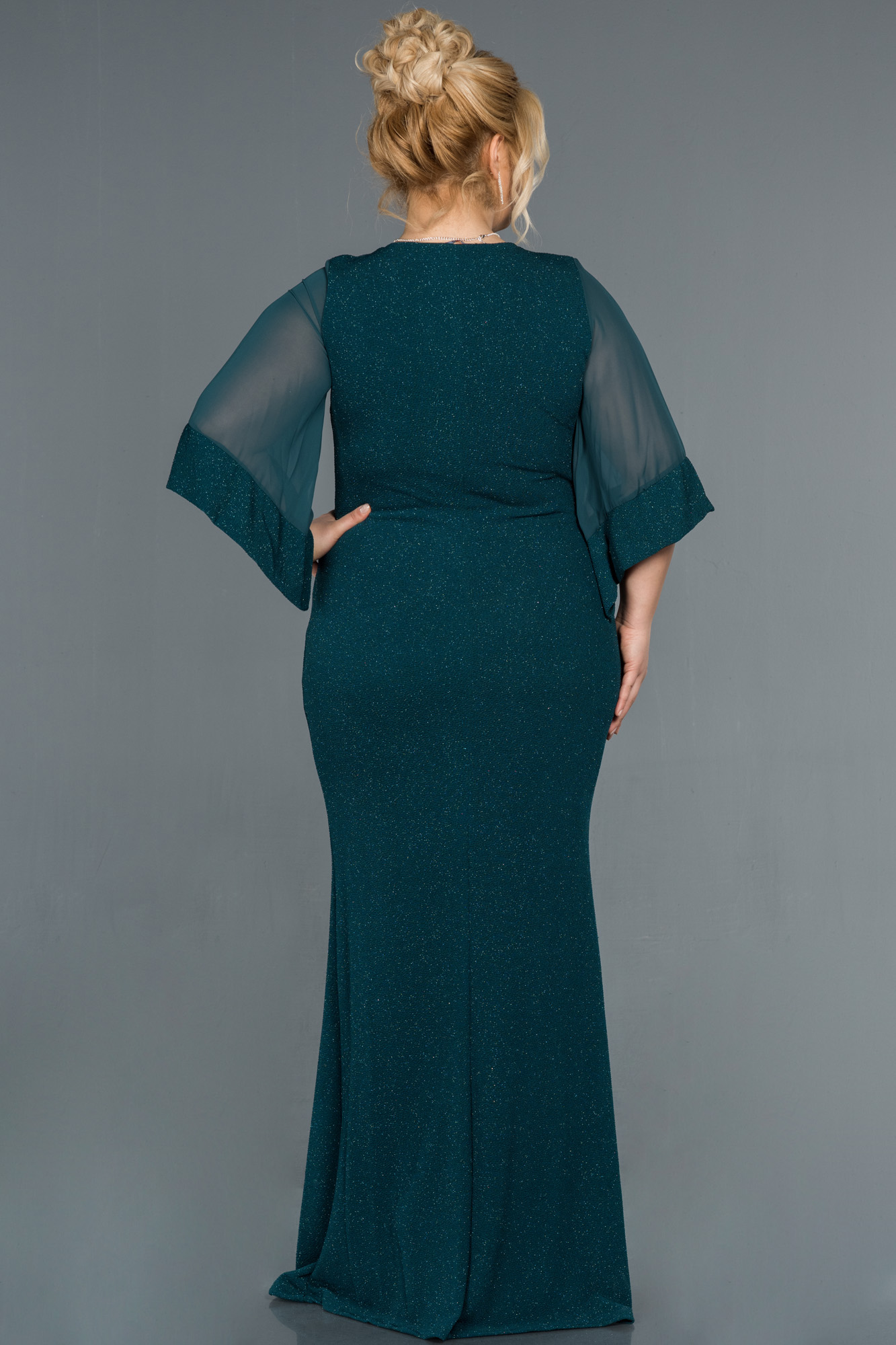 Long Black Plus Size Evening Dress Abu Abiyefon