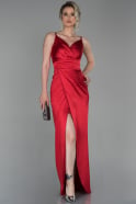 Red Long Engagement Dress ABU564