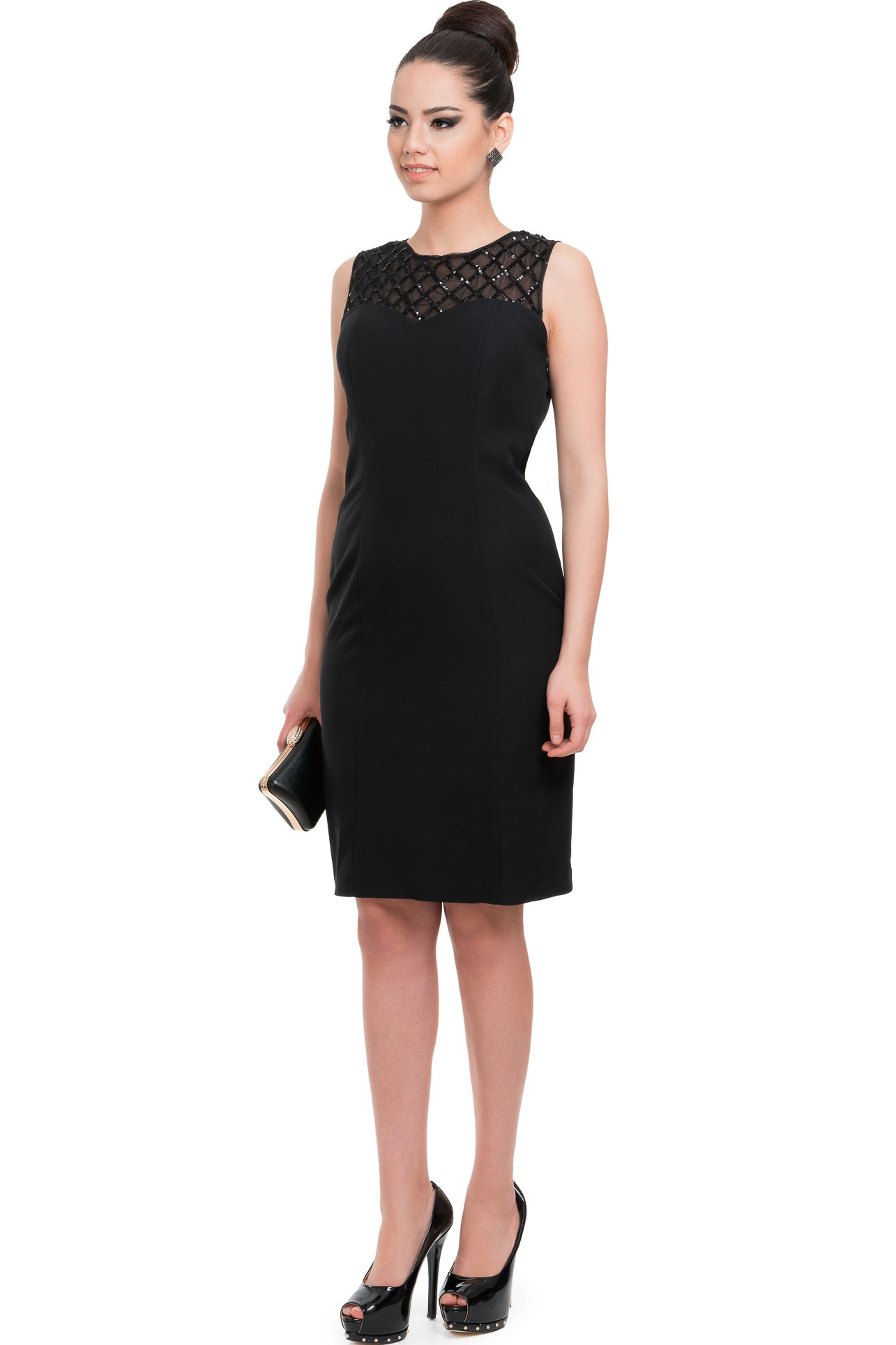 Black Night Dress N98257 | Abiyefon.com