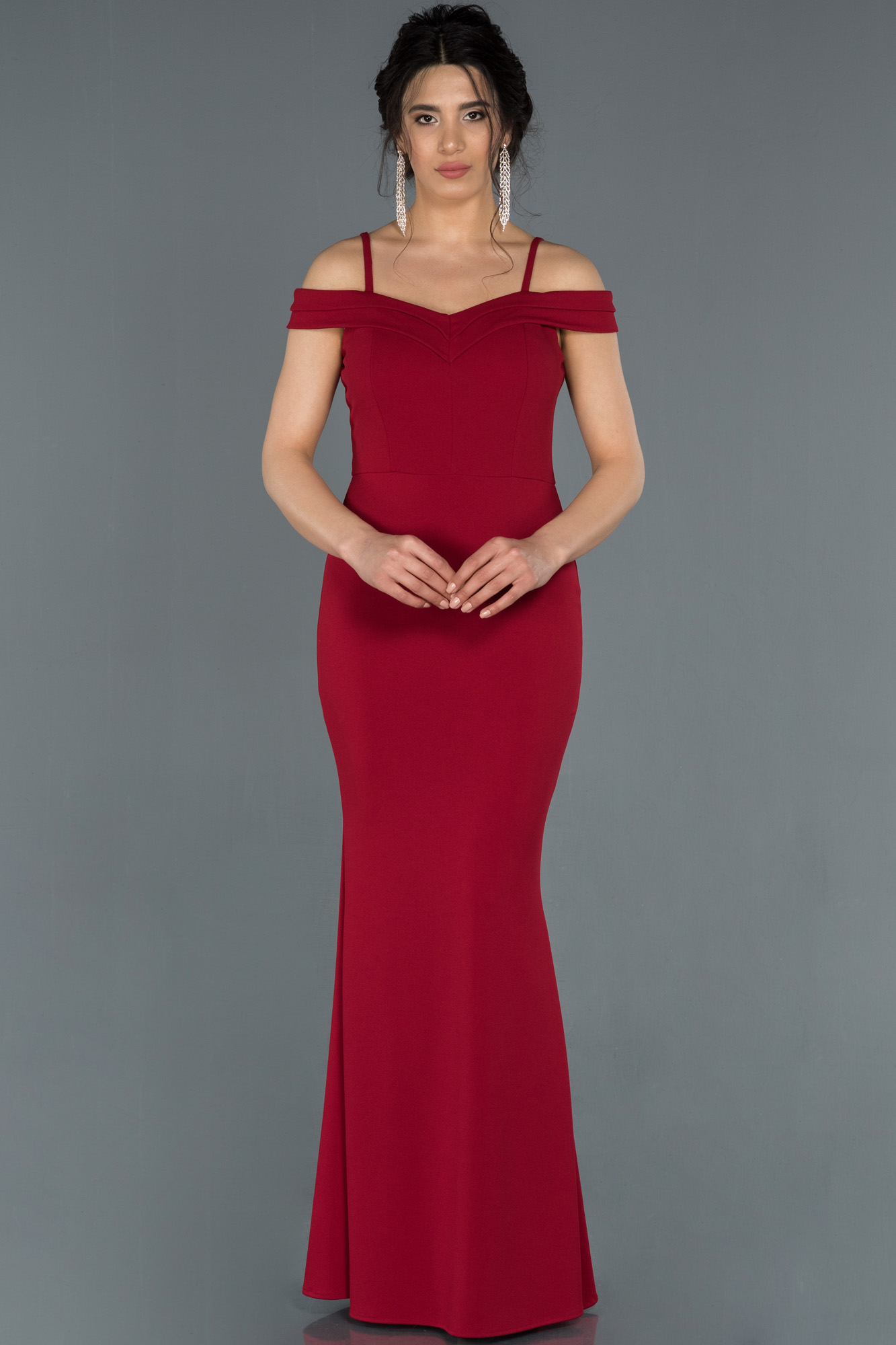 Long Red Prom Gown ABU1290 | Abiyefon.com