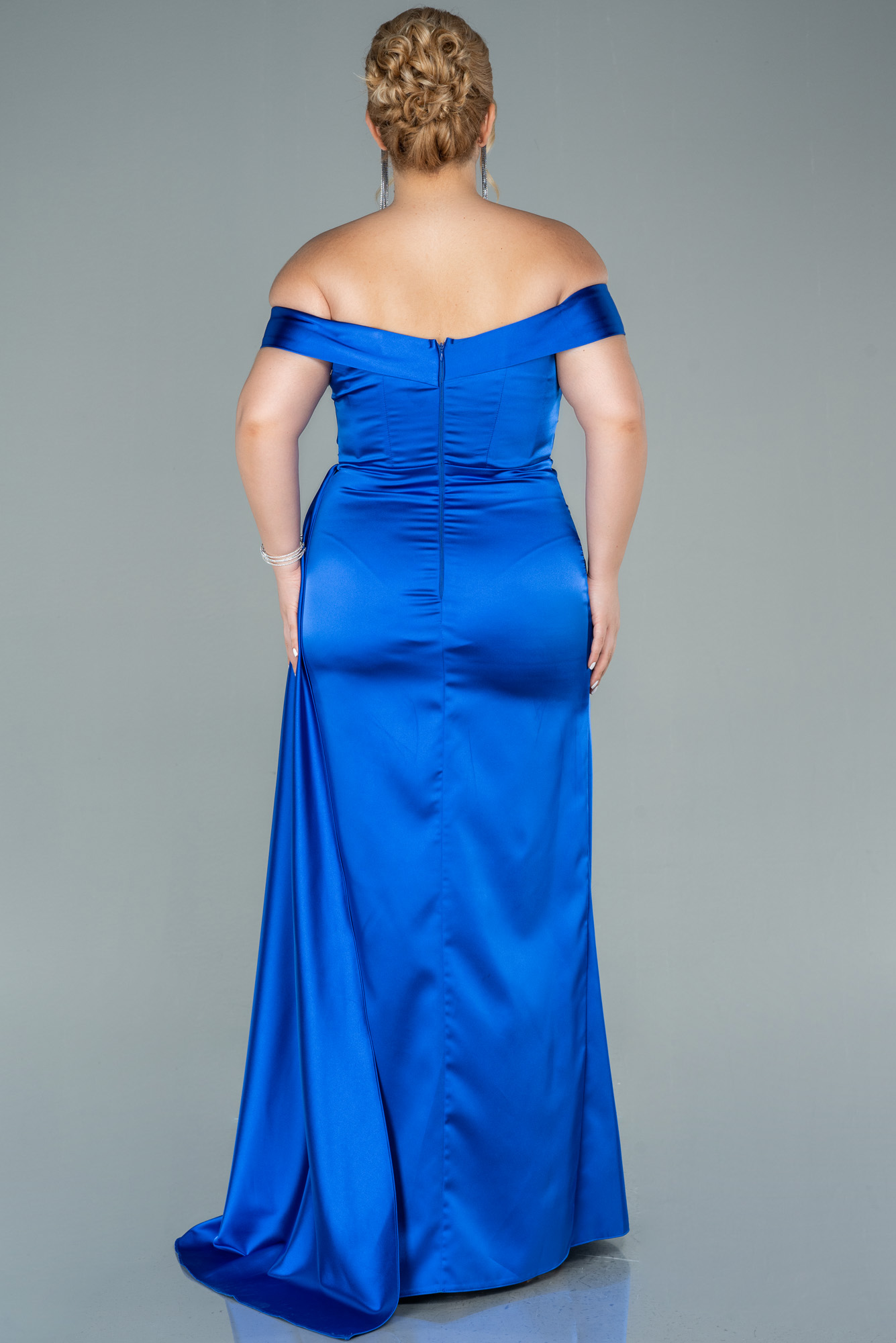 Empire Long Chiffon Dresses with Sweethart Green Plus Size