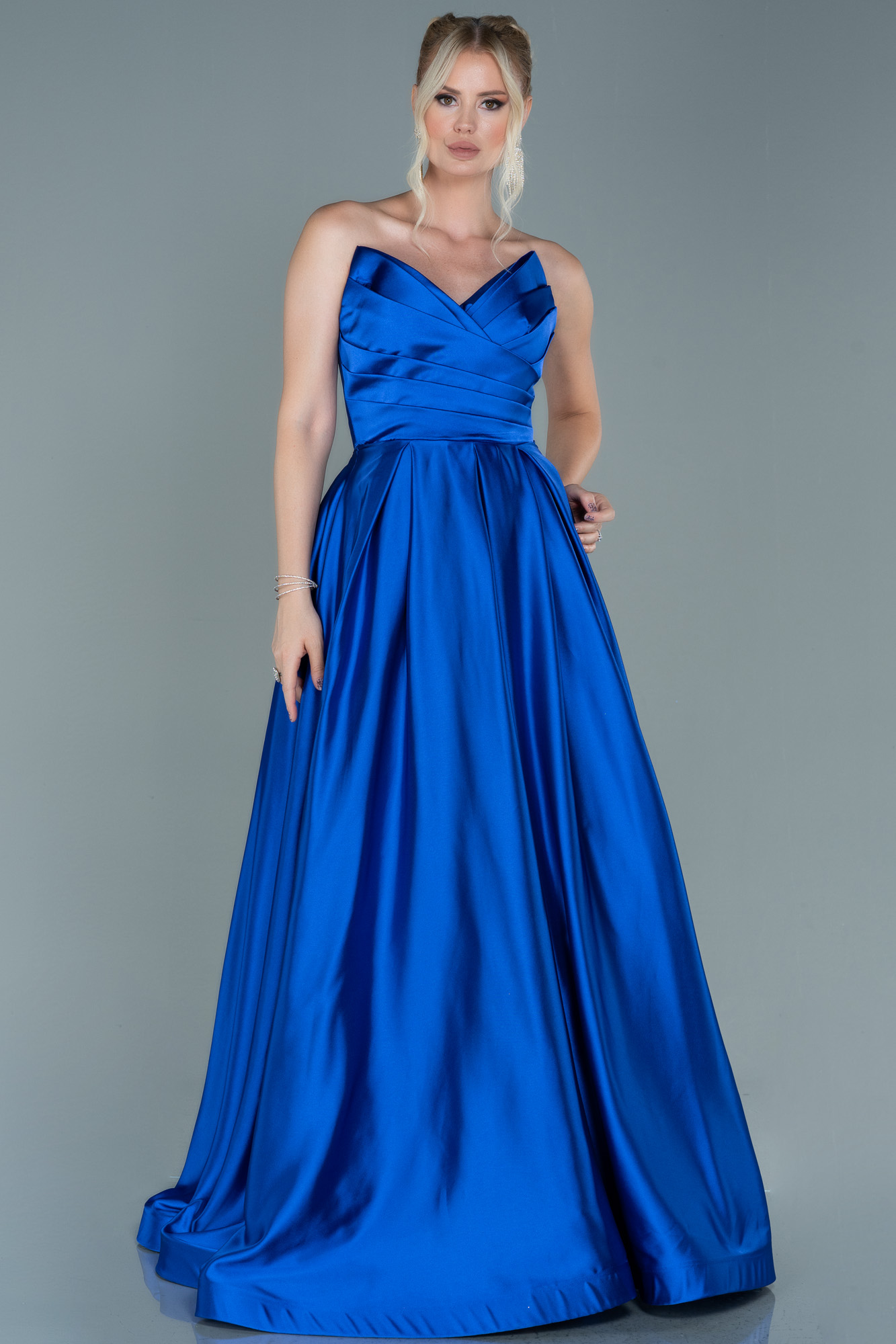 LIBA DRESS - SAXON BLUE