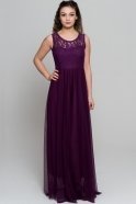Long Purple Evening Dress AR36808