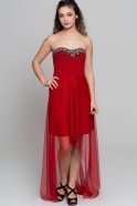 Long Red Sweetheart Evening Dress AR36819