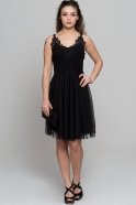 Short Black Evening Dress AR36820