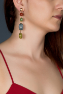 Red-Green Earring AL230