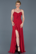 Long Red Prom Gown ABU804