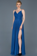 Long Sax Blue Engagement Dress ABU808