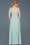 Long Turquoise Engagement Dress ABU809