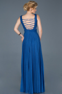 Long Sax Blue Engagement Dress ABU809