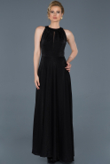 Long Black Prom Gown ABU818