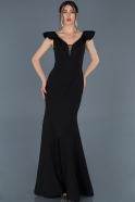 Long Black Mermaid Prom Dress ABU824