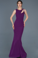 Long Purple Mermaid Evening Dress ABU825