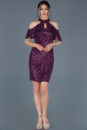 Violet Short Invitation Dress ABK323