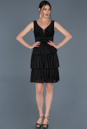 Short Black Invitation Dress ABK578