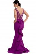 Long Purple Evening Dress C7164