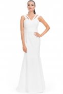 Long White Evening Dress E3152