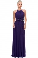 Long Purple Evening Dress E3163
