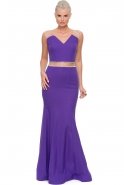 Long Purple Evening Dress E3174