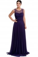 Long Purple Evening Dress ABU092