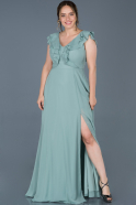 Long Firuze Plus Size Evening Dress ABU666