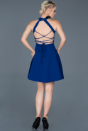Sax Blue Short Prom Gown ABK451