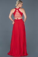 Long Red Prom Gown ABU841