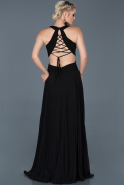 Long Black Prom Gown ABU841