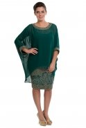 Emerald Green Large Size Evening Dress AL7657