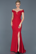 Long Red Evening Dress ABU870