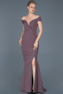 Long Lavender Evening Dress ABU870