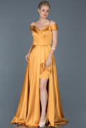 Saffron Tail Engagement Dress ABU502