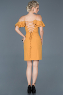 Saffron Short Invitation Dress ABK197