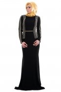 Black Hijab Dress s4104