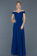 Long Sax Blue Evening Dress ABU877