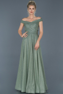 Turquoise Long Engagement Dress ABU886