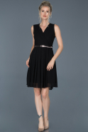 Short Black Invitation Dress ABK580