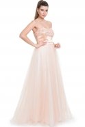 Princess Salmon Prom Dress F2485