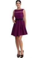 Short Purple Evening Dress GG5488
