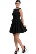Short Black Evening Dress GG5488