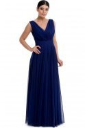 Long Sax Blue Evening Dress GG6842