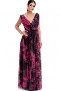 Long Fuchsia Evening Dress GG6846