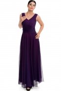 Long Purple Evening Dress J1054
