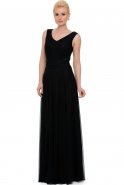 Long Black Evening Dress J1054