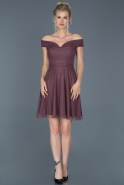 Lavender Short Invitation Dress ABK015