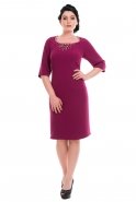 Purple Oversized Evening Dress O7925