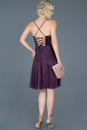 Short Violet Evening Dress ABK697