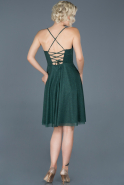 Emerald Green Short Invitation Dress ABK591