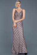 Lavender Long Mermaid Evening Dress ABU892