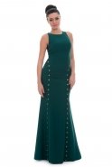 Long Emerald Green Evening Dress S4121